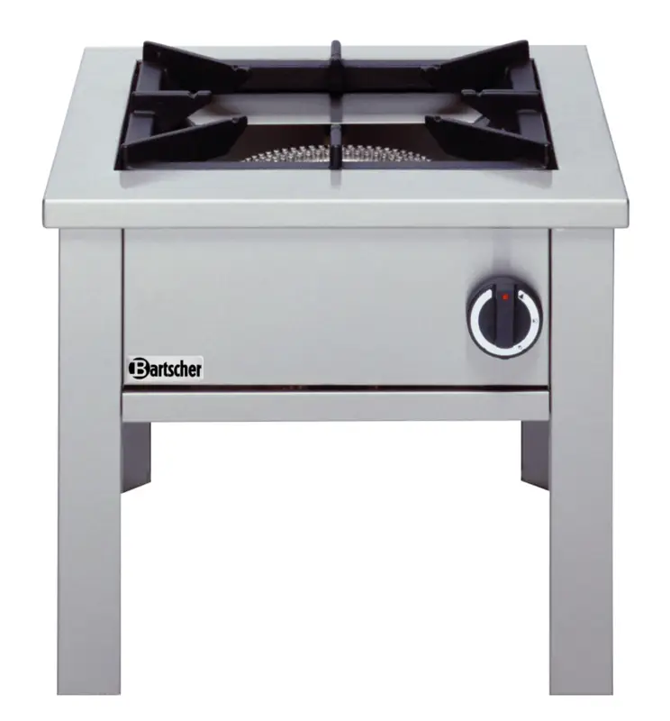 Uitverkoop Bartscher Wokbrander | Gas | G-WB 1K1250 | 12.5kW | Gietijzeren Frame | 660x590x520mm