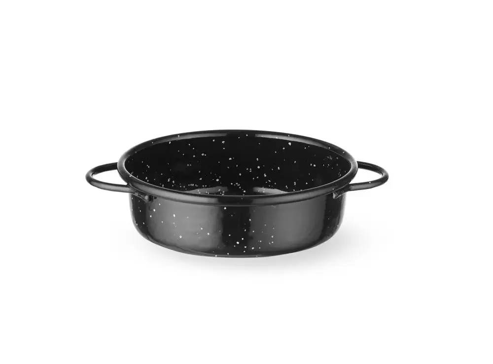 Braadpan “fuente”, geëmailleerd, HENDI, Zwart, ⌀120x(H)40mm Aanbieding