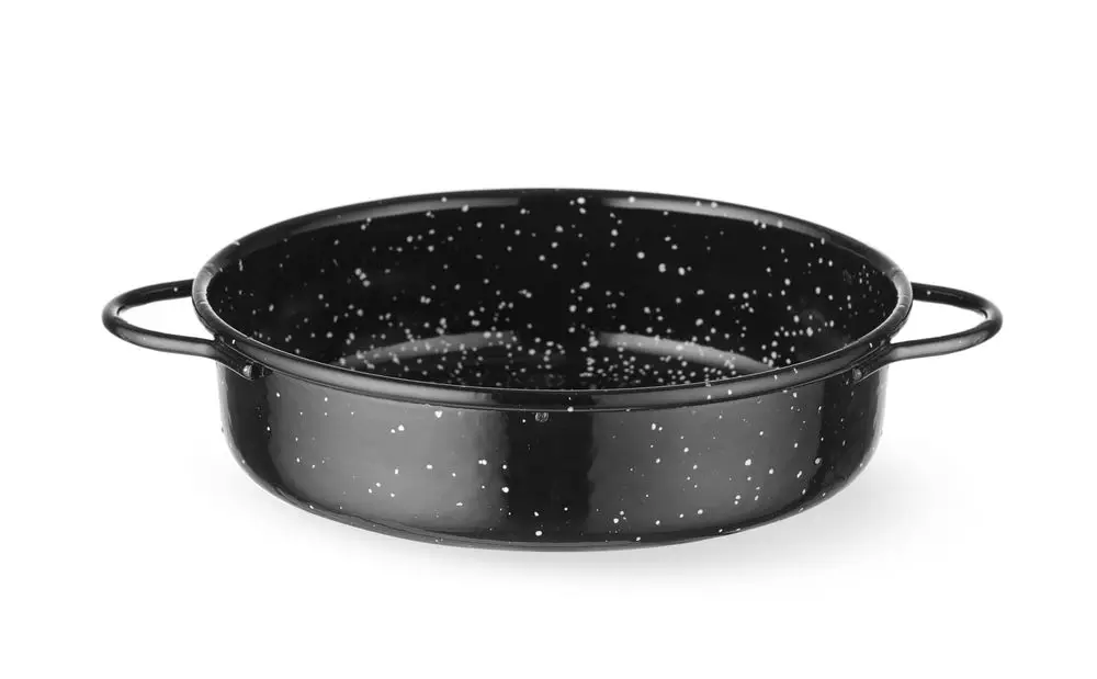 Braadpan “fuente”, geëmailleerd, HENDI, Zwart, ⌀160x(H)45mm Nu Kopen