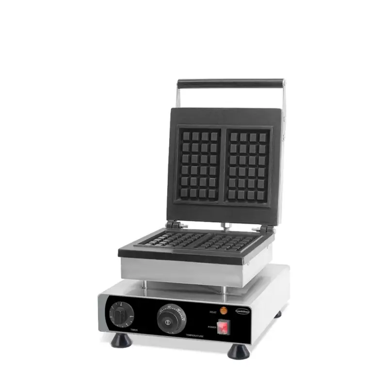Combisteel Wafelijzer | Brusselse Wafel | Capaciteit 2x | 1.75kw | 305x430x505mm Dagaanbieding