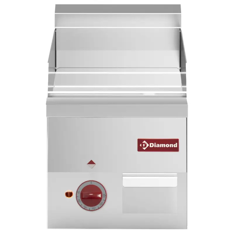 Lage Kosten Diamond Bakplaat | PRO 600 | Elektrisch | Chroom Oppervlak | 3kW | 230V | 300x600x280/400mm