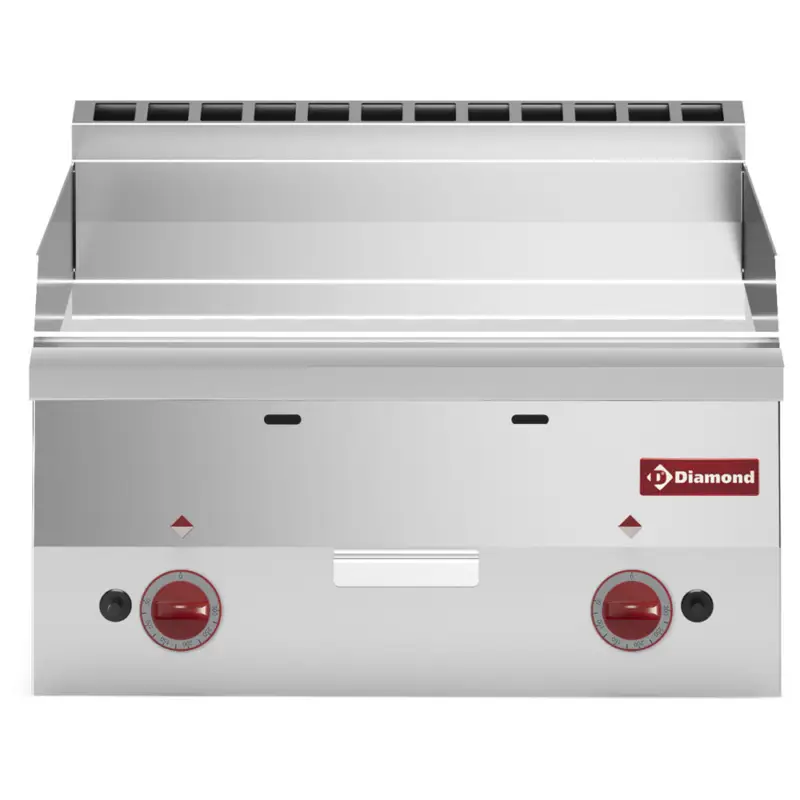 Dagaanbieding Diamond Bakplaat | PRO 600 | Gas | Verchroomd | 10.4kW | 600x600x280/400mm