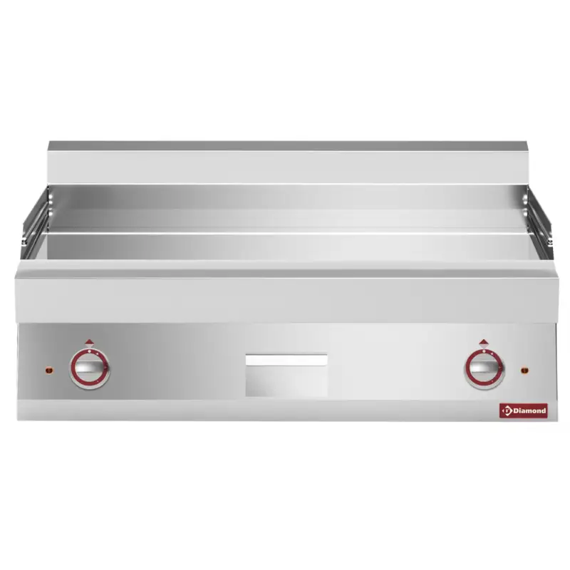Diamond Bakplaat | ALPHA 650 | Elektrisch | Verchroomd Glad Oppervlak | 120°C/320°C | 12kW | 400V | 1000x650x280/380mm Alleen Vandaag