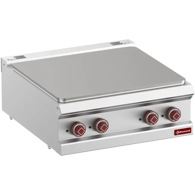 Koop Online Diamond Doorkookplaat | OPTIMA 700 | Elektrisch | 4 Zones | 9kW | 400V | 700x700x250/320mm