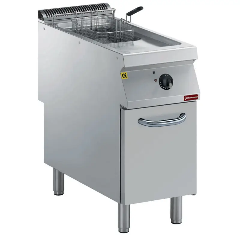Meest Verkocht Diamond Friteuse | MAXIMA 900+ | Elektrisch | 15L | 105°C/185°C | Aftapkraan | 10kW | 400V | 400x900x851/908mm