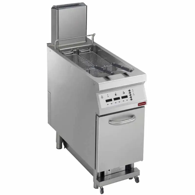 Koopje Diamond Friteuse | MAXIMA 900+ | Elektrisch | 23L | 105°C/185°C | Aftapkraan | Digitaal | Automatische Filtering | 18kW | 400V | 400x900x851/1200mm