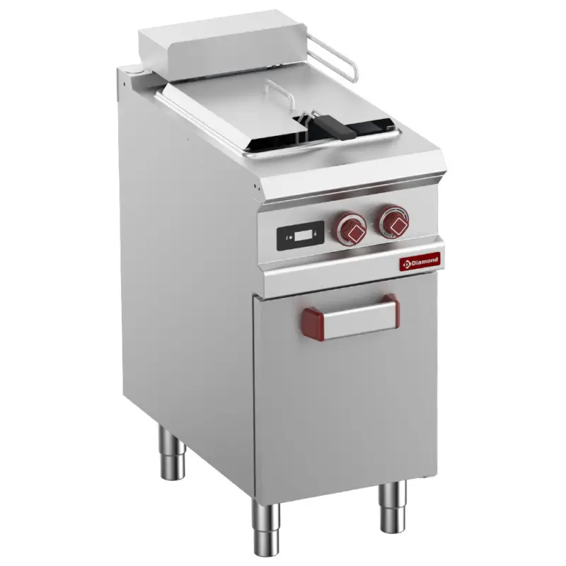 Favoriet Diamond Friteuse | OPTIMA 900 | Elektrisch | 21L | 100°C/180°C | 22.5kW | 400V | Aftapkraan | Digitaal | 400x900x850/972mm