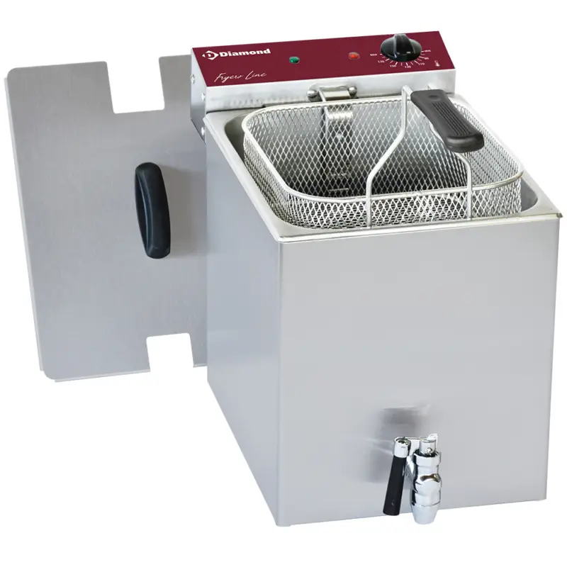 Diamond FRYERS LINE | Friteuse | Elektrisch | 8L | 0°C/190°C | 3kW | 230V | 265x445x350mm Tijdelijk Beschikbaar