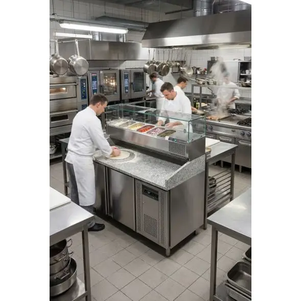 Tefcold PT1200 pizza werkbank Aanbieding