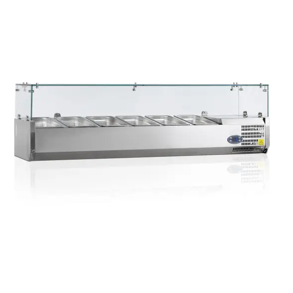 Meest Verkocht Tefcold RVS opzetvitrine VK38-150