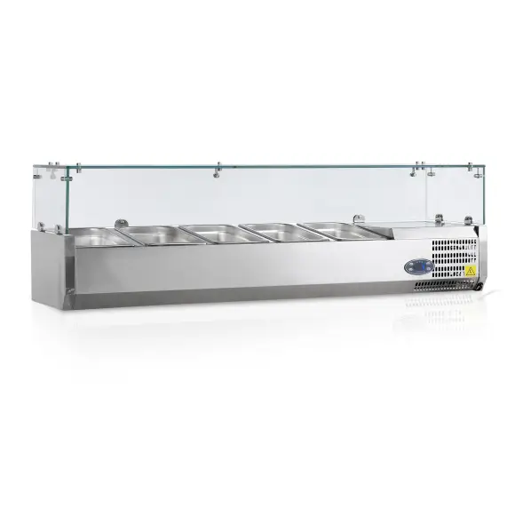 Korting Tefcold RVS opzetkoelvitrine VK33-120