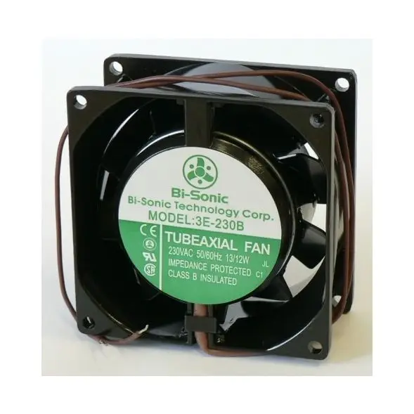 Bi-Sonic ventilator 3E-230B 13/12W 80x80x38 mm Flitsaanbieding