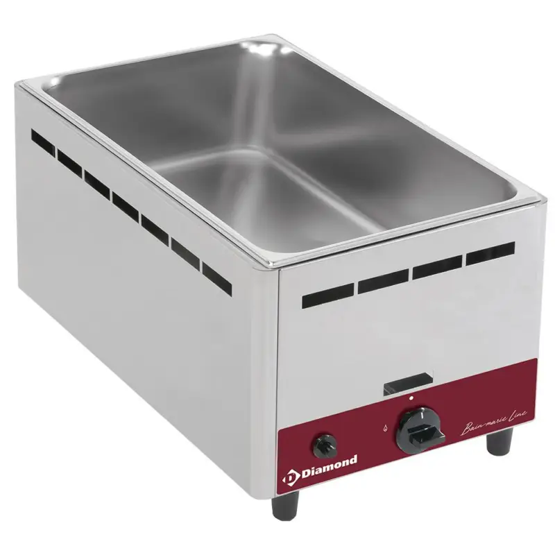 Bain-marie op gas, tafelmodel GN 1/1 - 150 mm Populair