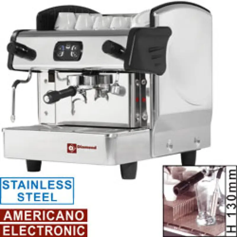 Espresso-koffiemachine 1 groeph130mm, auto. (zonderr display) Voordeelprijs