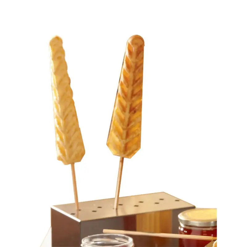 Betrouwbaar Rvs dienblad voor wafels op staaf