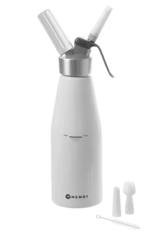 HENDI - Slagroomapparaat - Kitchen Line - Wit - 1L Nu Kopen