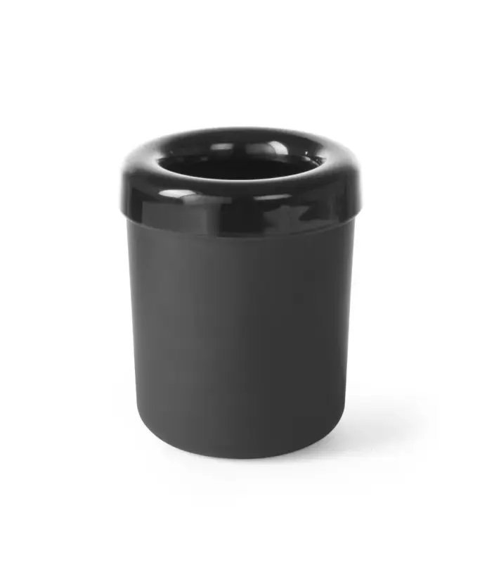 HENDI - Tafelafvalbak/Bestekhouder - Zwart - Ø130x160mm Dagaanbieding