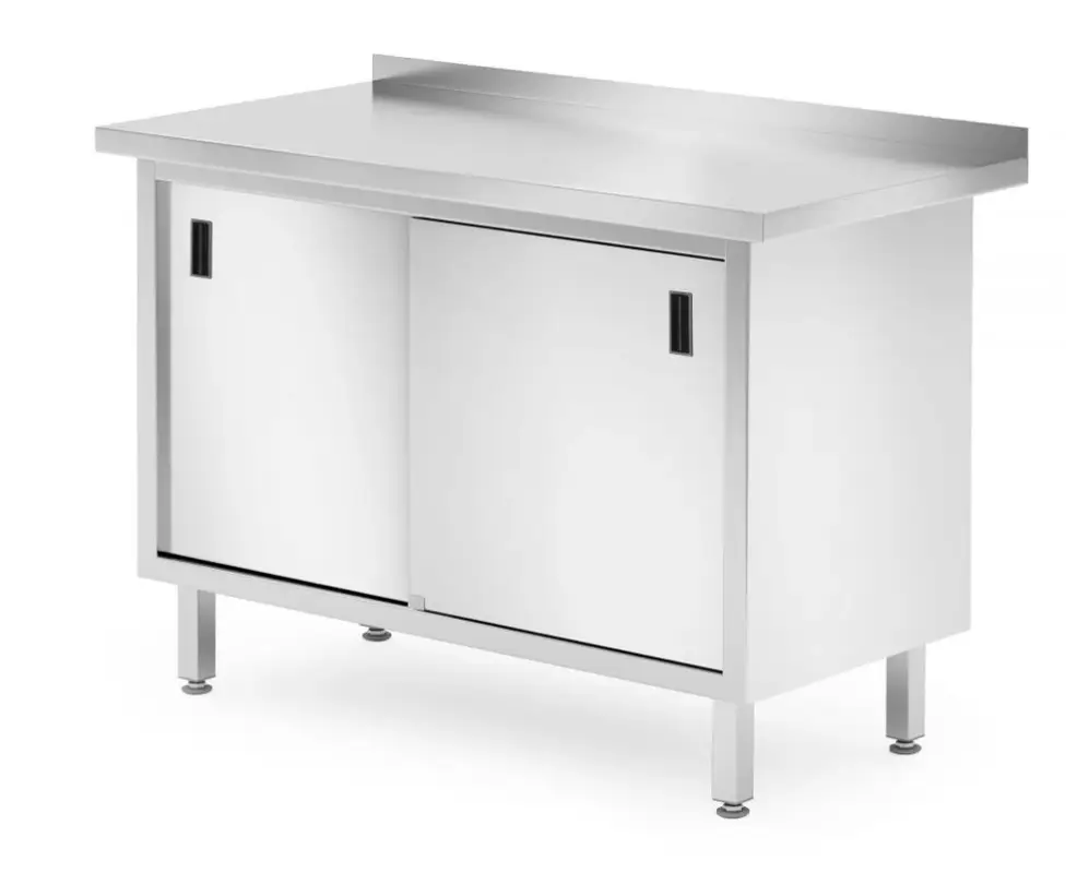 Beste Prijs HENDI -Wandwerktafel met kast - Gelast - Profi Line - Meerdere afmetingen