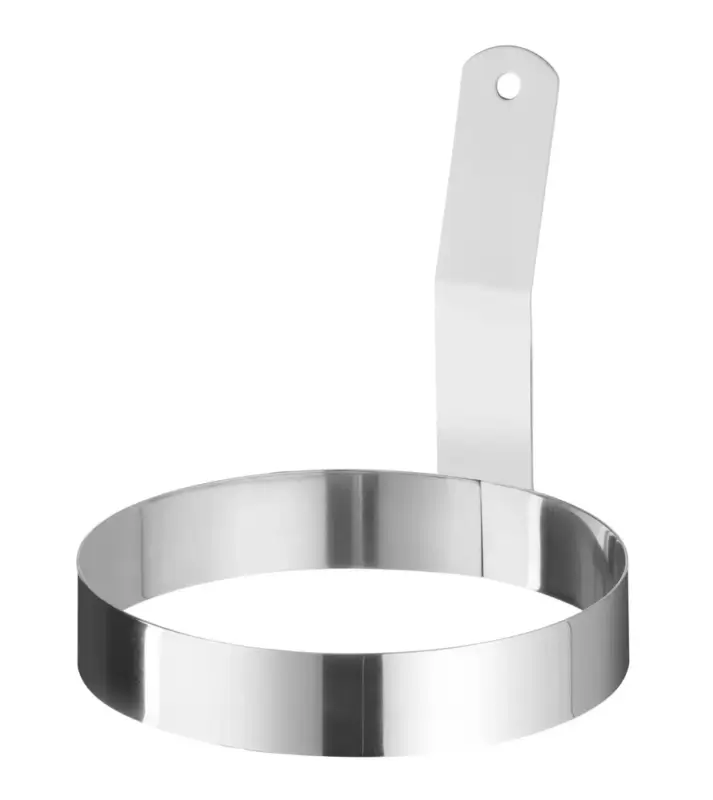 HENDI - Eierring - Met Lange Handgreep - RVS - Zilverkleurig - Ø12,8 cm Express Levering