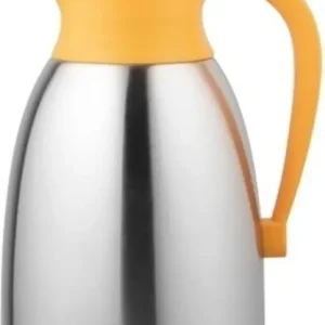 Cater-Profi - Thermoskan 1,5 liter - Geel - Houd dranken tot 24 uur koud of warm Actieprijs