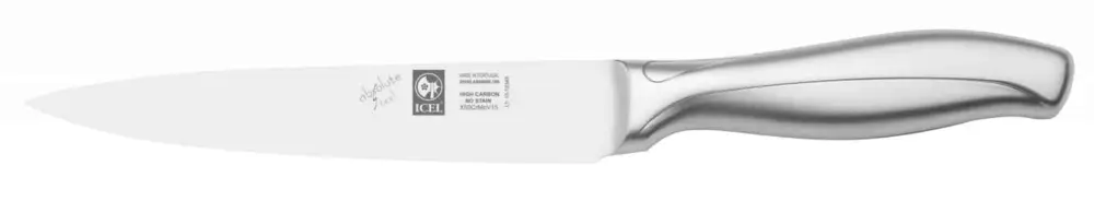 ICEL - Groentemes - Absolute Steel - Ergonomisch & Duurzaam - RVS - 1 stuk 15 cm Rechtstreeks Van De Fabrikant