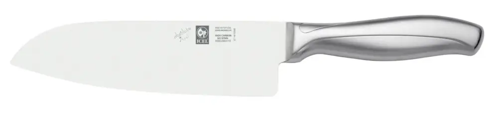 Hoge Kwaliteit ICEL - Santoku mes - Absolute Steel - RVS - 1 stuk 17 cm