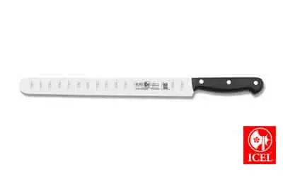 Flitsaanbieding ICEL - Snijmes met kuiltjes - Techniek - Roestvrijstaal - 1 stuk 30 cm