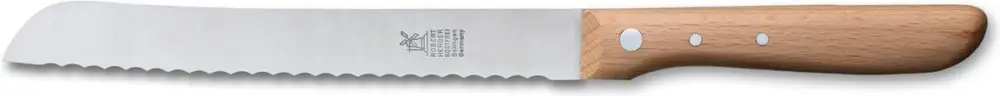 Exclusieve Aanbieding Robert Herder - Broodmes - Hochgeschliffen - RVS - Beukenhout - 19,5 cm