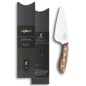 Op = Op Robert Herder - Visfileermes - Edwin Vinke Special - Bruin POM Heft - 13 cm