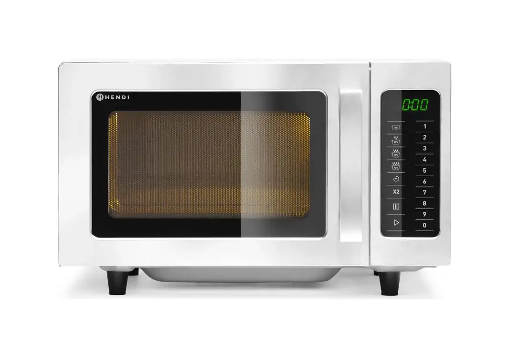 Finale Uitverkoop HENDI - Magnetron - Programmeerbaar - 1000W - RVS - 23L