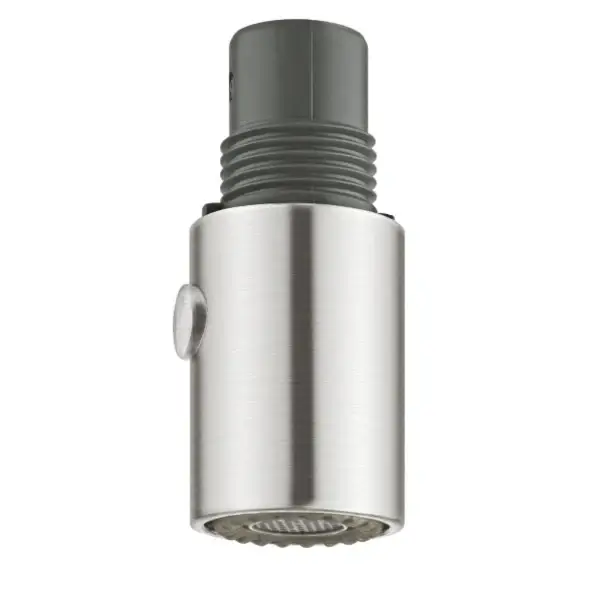 Laatste Versie Grohe Uittrekbare Handdouche met omstel concetto Super Steel (RVS)
