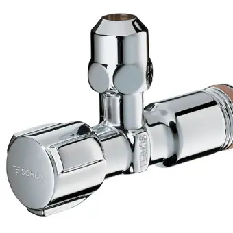 Korting Schell Comfort hoekstopkraan 1/2x3/8klem chroom