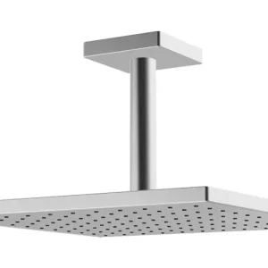 Goedkoop Hansa Universeel vaste hoofddouche 250x250mm,plafondbuis70-190mm,vierk.rozet