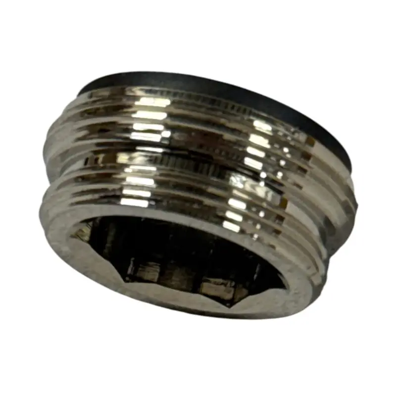 NeoPerl verloop M24x1 naar M22x1 messing Gratis Retour