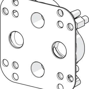 HANSA BLUEBOX adapter voor verwisselde warm-/koud-water aansluitingen Beperkt Aanbod