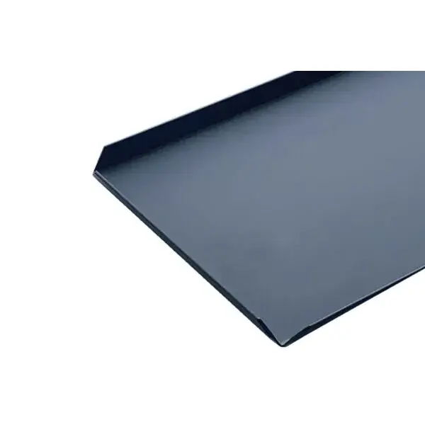 Merkproduct Presentatieplateau geanodiseerd alum. - dubbele boord - 500x150mm