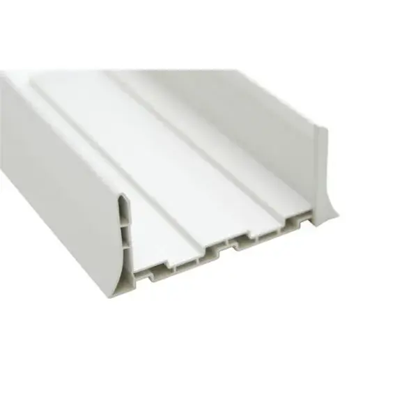 Plintvormig u-profiel - 80mm - pvc - 3mtr/lng Beste Prijs