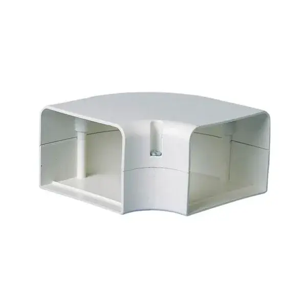 Platte bocht 90� - 70mm Populair