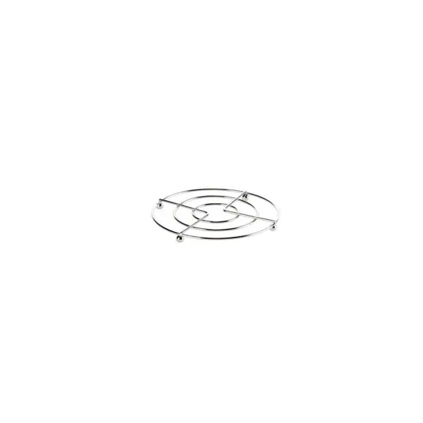 Onderzetter 16.5 cm verschroomd zilver Gecertificeerd