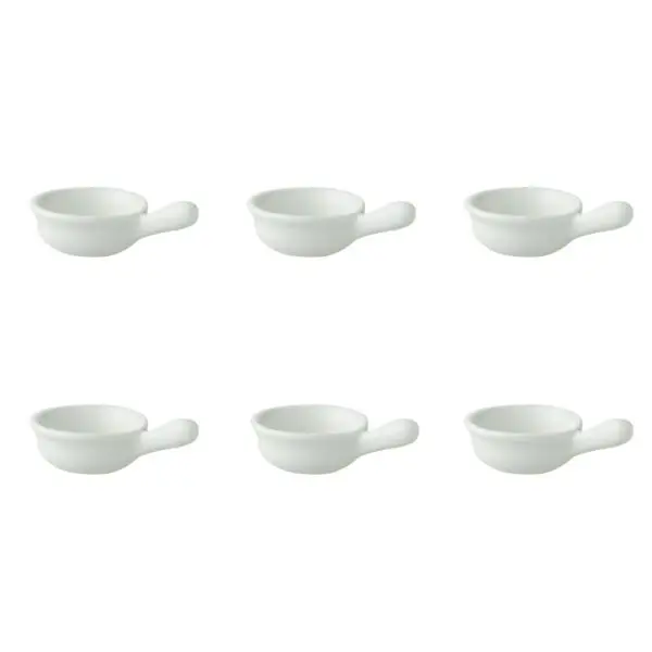 Schaal fancy ivory 6 cm 6 x 9.5 cm offwhite Laatste Kans