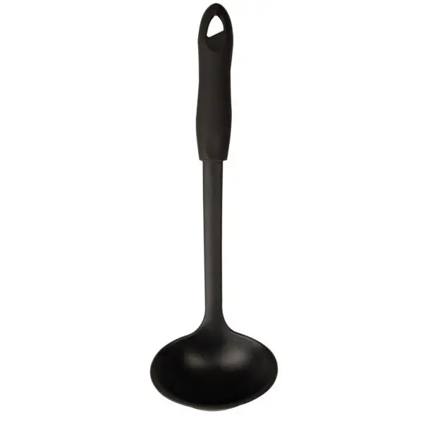 Seizoensaanbieding Soeplepel ergo 30 cm zwart