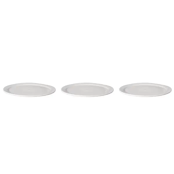 Bord met smalle rand budgetline 26 cm wit Shop Nu