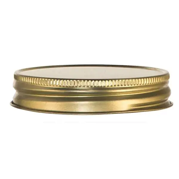 Gecertificeerd Deksel drinking jar neutraal 7.6 cm goud