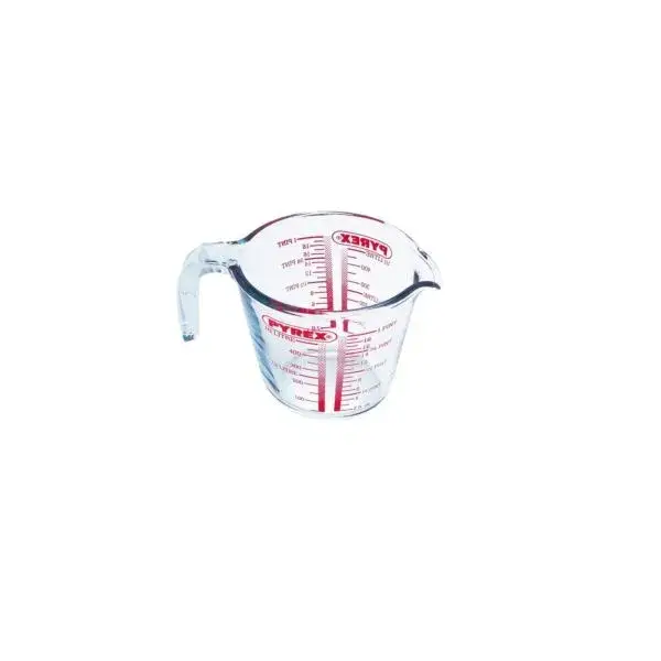 Korting Maatbeker m/greep pyrex 50 cl