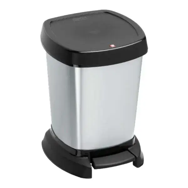 Pedaalemmer paso 20 x 19 x 29.5 cm - 6 l zilver Goedkoop