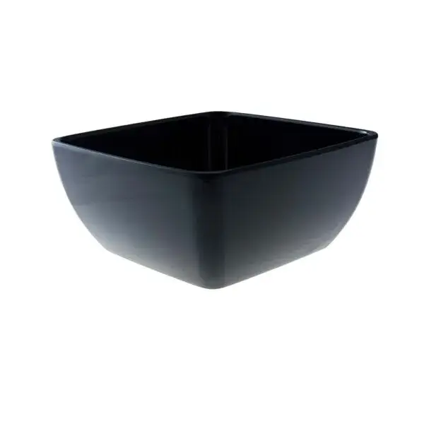 Schaal melamine 22.5 x 22.5 cm 3 l zwart Actieprijs