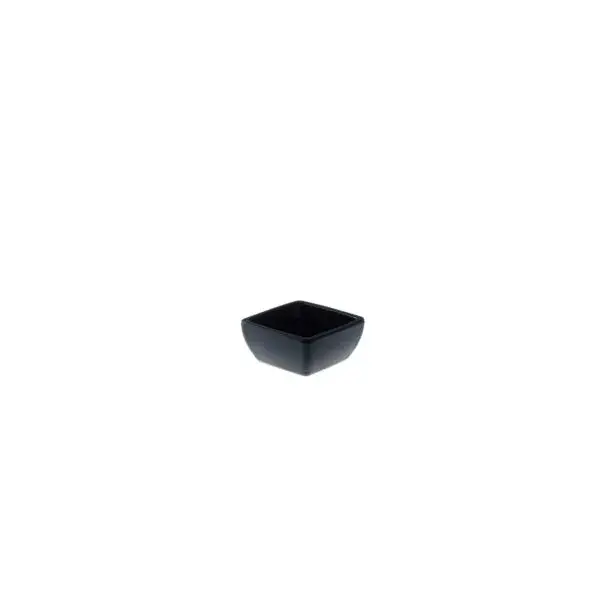 Laatste Versie Schaal melamine 6 x 6 cm 10 cl zwart