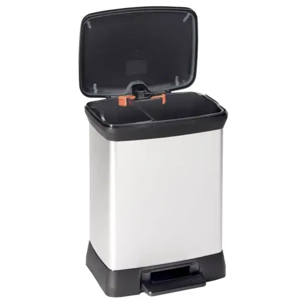 Pedaalemmer decobin 29 x 39 x 50.5 cm - 28 l zwart Gereduceerde Prijs