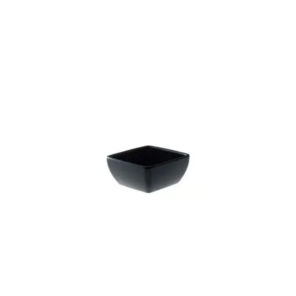 Schaal melamine 9 x 9 cm 15 cl zwart Must-Have