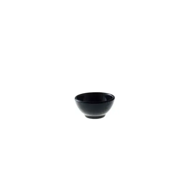 Schaal melamine 9 cm 13 cl zwart Nieuw